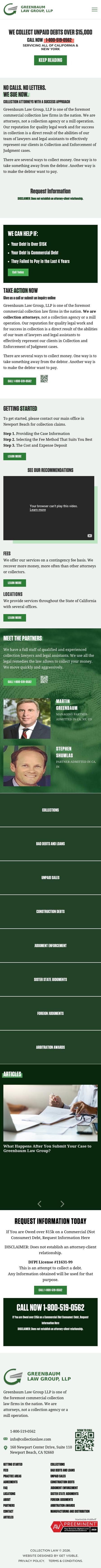 Greenbaum Law Group, LLP - Newport Beach CA Lawyers