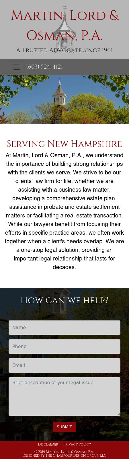 Martin, Lord & Osman, P.A. - Laconia NH Lawyers