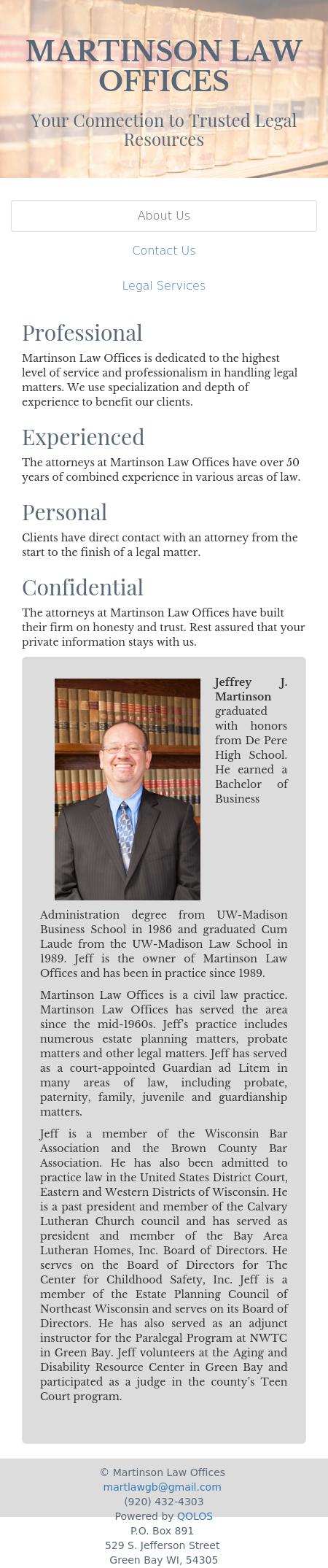 Martinson Law Offices - Green Bay WI Lawyers