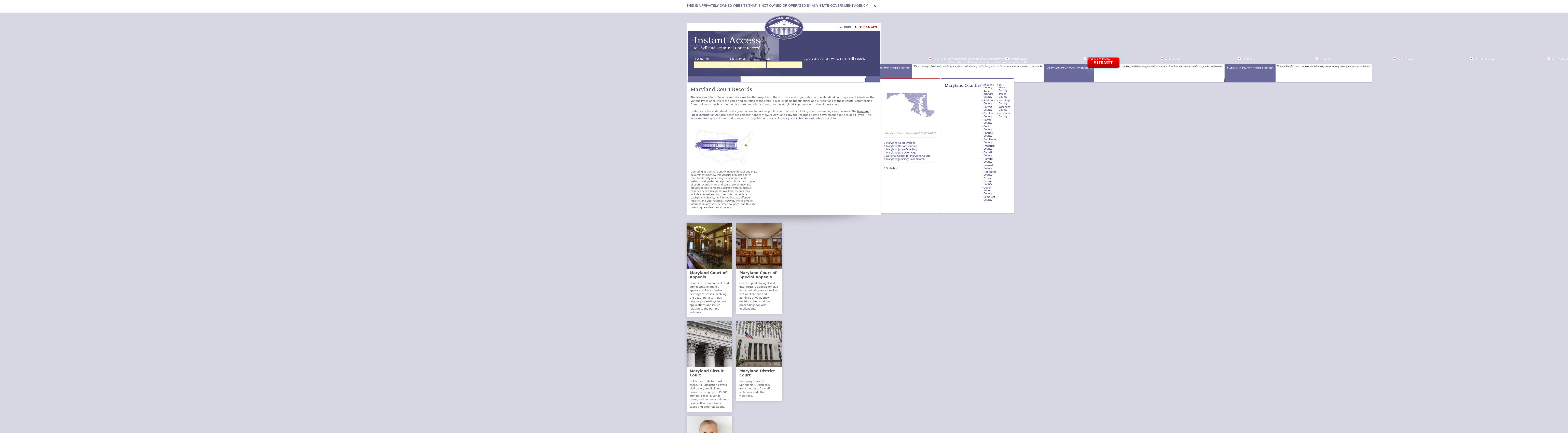 Maryland Court Records - Annapolis MD Lawyers