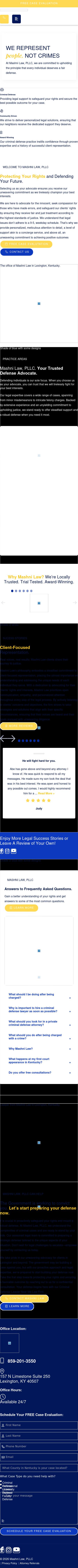 Mashni Law Criminal Defense - Lexington KY Lawyers
