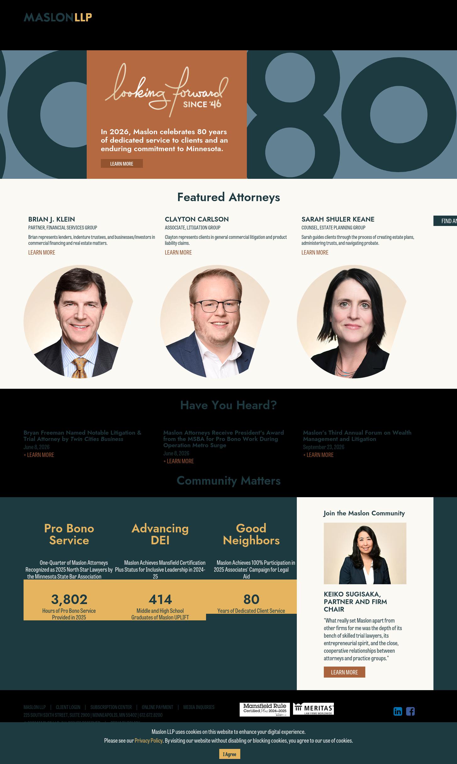 Maslon LLP - Minneapolis MN Lawyers