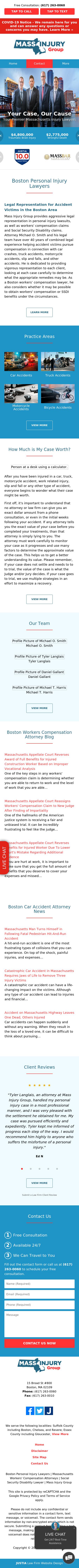 Mass Injury Group Accident Attorney's - Boston MA Lawyers