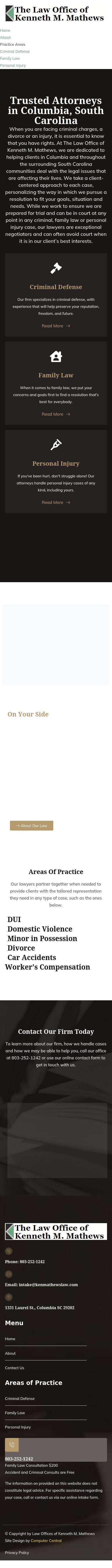 Mathews Kenneth - Columbia SC Lawyers