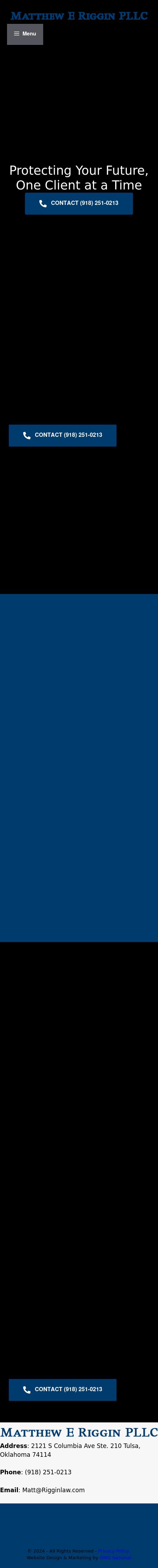 Matthew E. Riggin, PLLC - Broken Arrow OK Lawyers