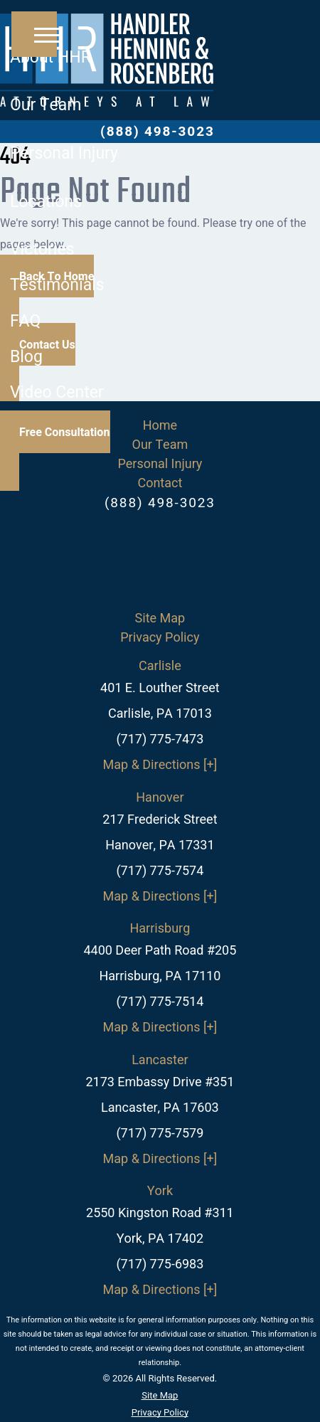 Handler, Henning & Rosenberg LLC - Harrisburg PA Lawyers
