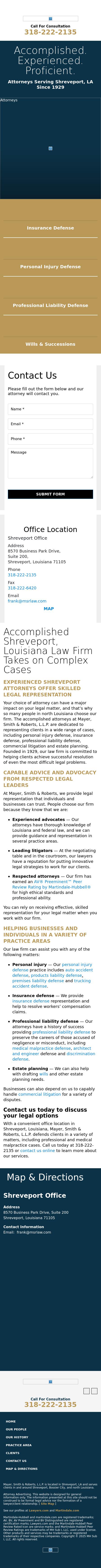 Mayer Smith & Roberts - Shreveport LA Lawyers