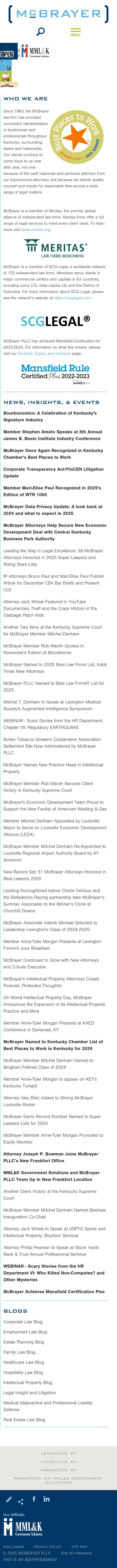 McBrayer, McGinnis, Leslie & Kirkland, PLLC - Greenup KY Lawyers