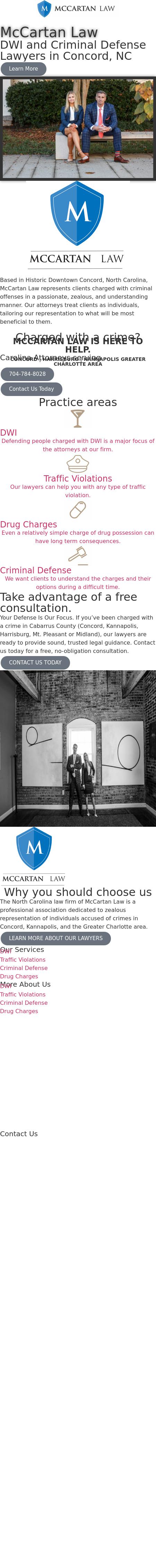 McCartan Law - Concord NC Lawyers