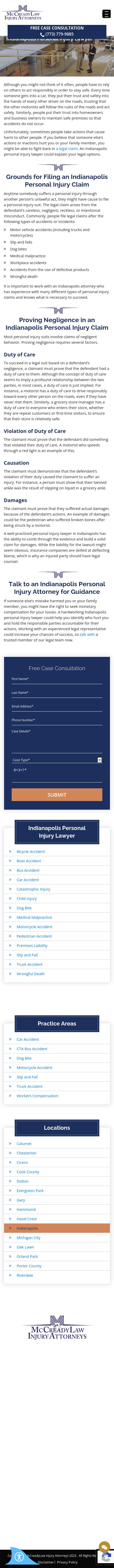 McCready Law - Indianapolis IN Lawyers