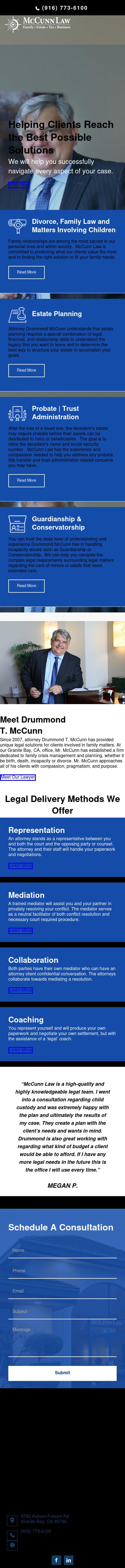McCunn Law - Granite Bay CA Lawyers
