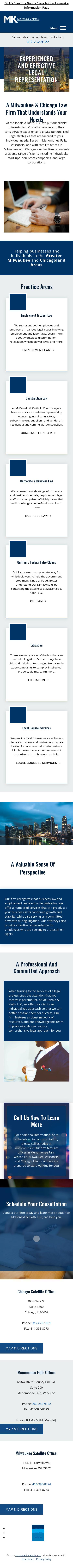 McDonald & Kloth - Milwaukee WI Lawyers