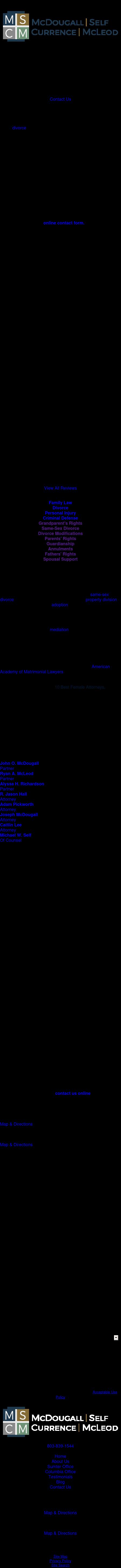 McDougall, Self, Currence & McLeod LLP - Columbia SC Lawyers