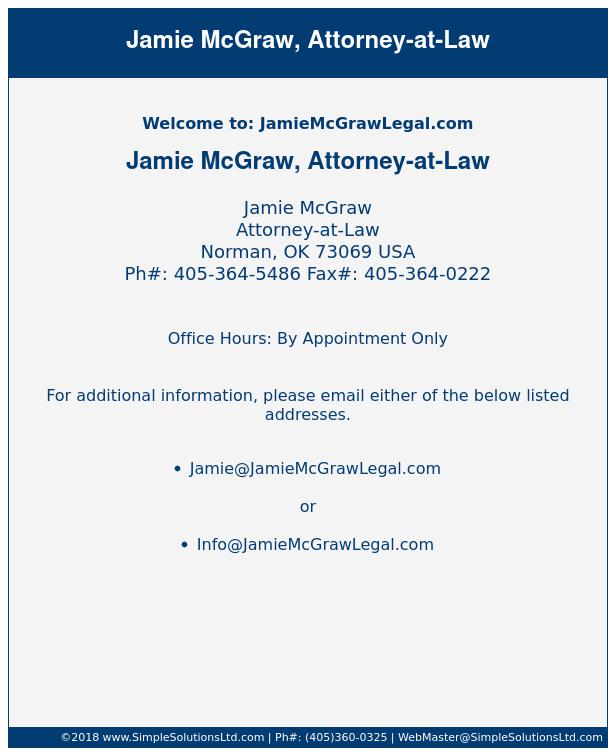 McGraw Jamie J - Norman OK Lawyers