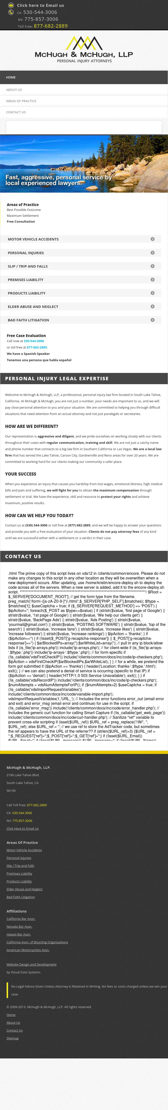 McHugh & McHugh - South Lake Tahoe CA Lawyers