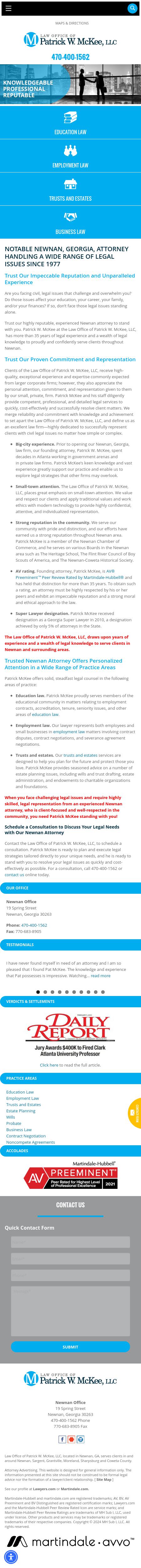 McKee & Mitchell, LLC - Atlanta GA Lawyers