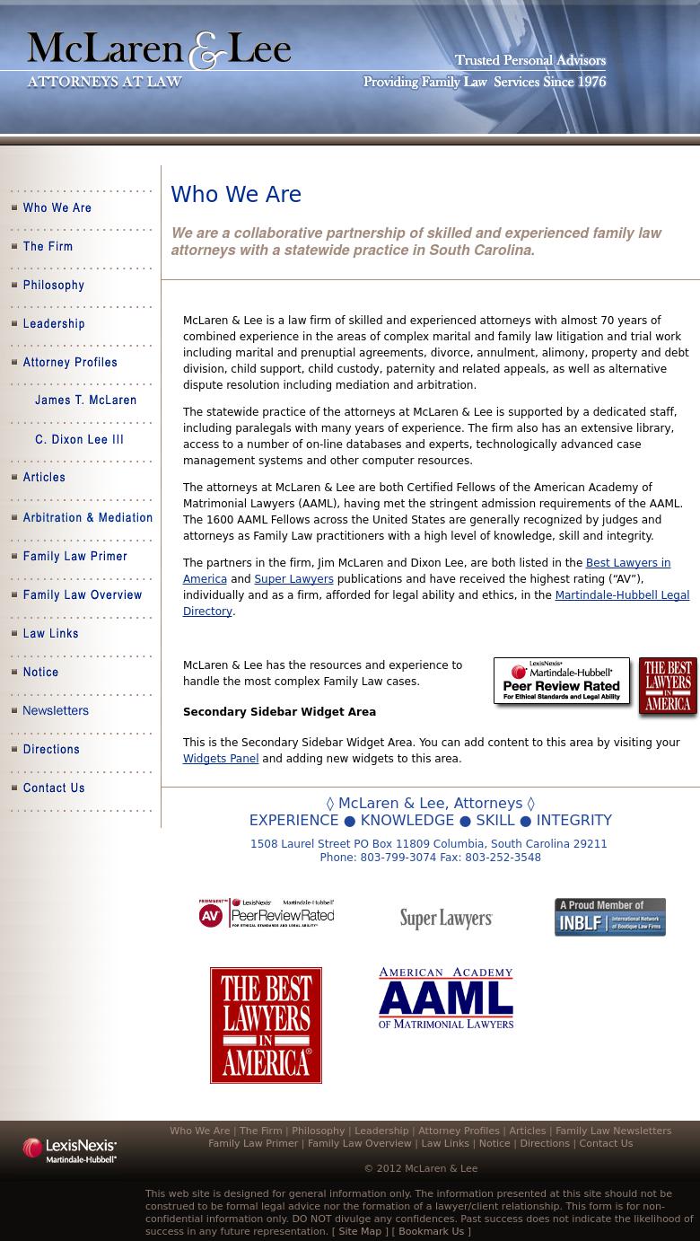 McLaren, James T - Columbia SC Lawyers
