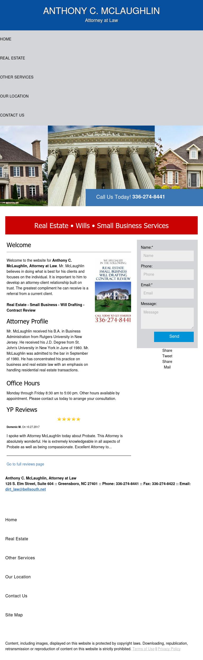 McLaughlin, Anthony C - Greensboro NC Lawyers