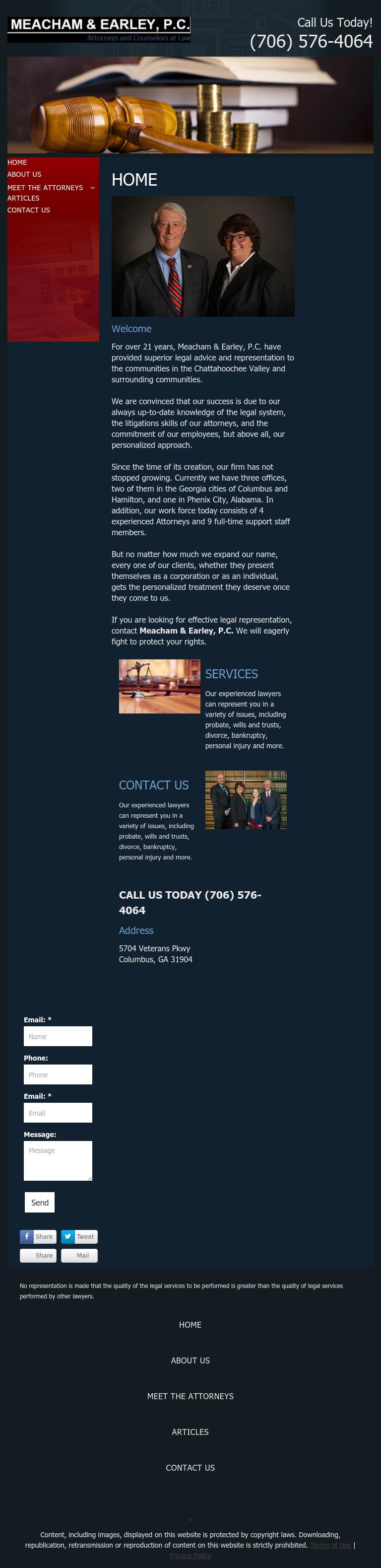 Meacham & Earley PC - Columbus GA Lawyers