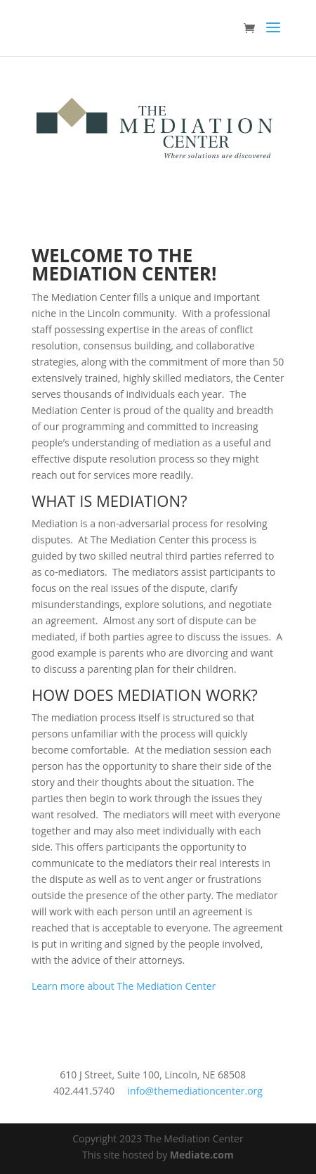 Mediation Center The - Lincoln NE Lawyers