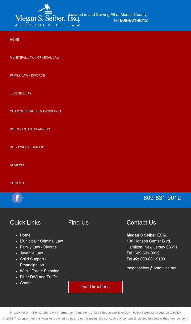 Megan S. Seiber, Esq. Attorney at Law - Mercerville NJ Lawyers