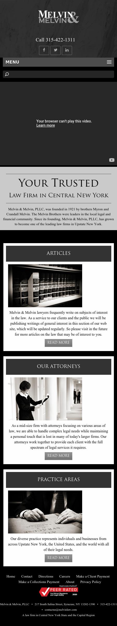 Melvin & Melvin, PLLC - Syracuse NY Lawyers