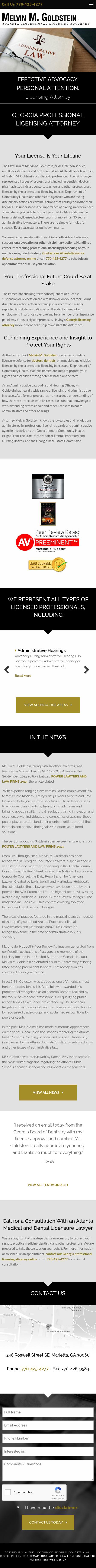 Melvin M. Goldstein, P.C. - Marietta GA Lawyers