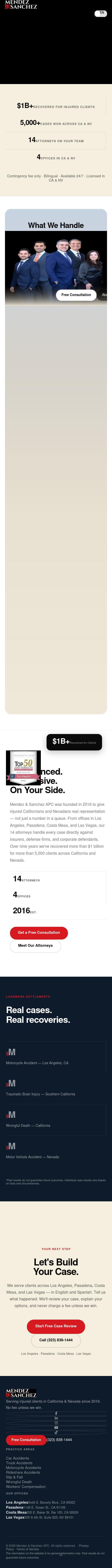Mendez & Sanchez APC - Los Angeles CA Lawyers