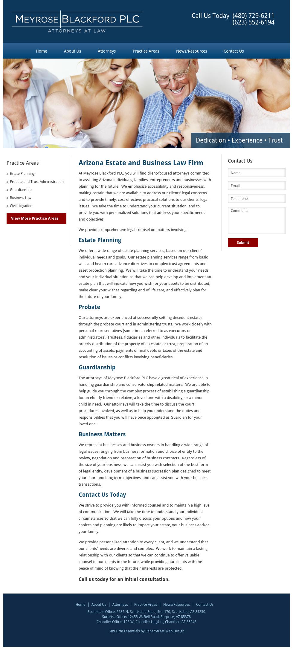 Meyrose Blackford PLC - Sun City West AZ Lawyers