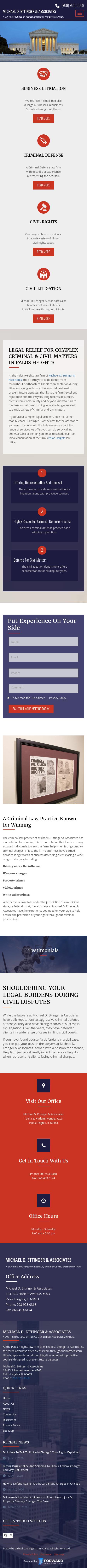Michael D. Ettinger & Associates - Palos Heights IL Lawyers