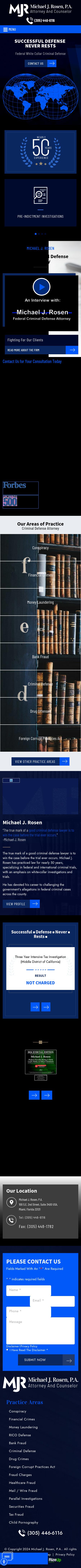 Michael J. Rosen, P.A. - Miami FL Lawyers