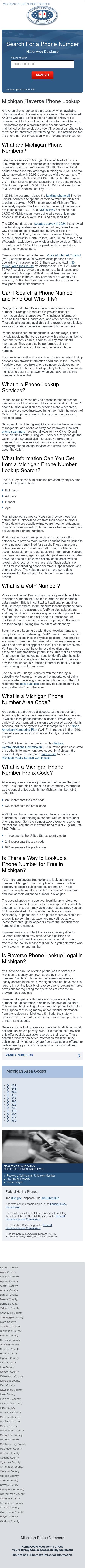 Michigan Reverse Phone Lookup - Algonac MI Lawyers