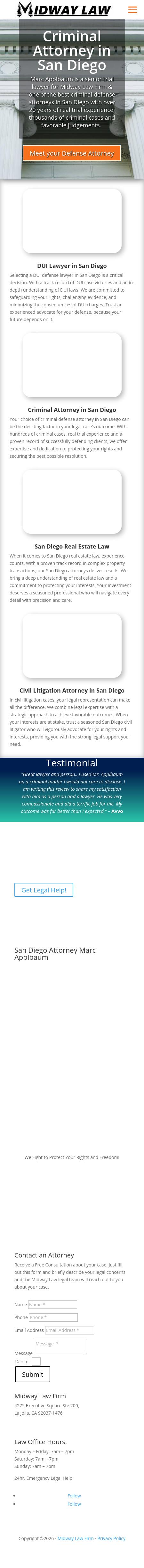 Midway Law Firm - La Jolla CA Lawyers