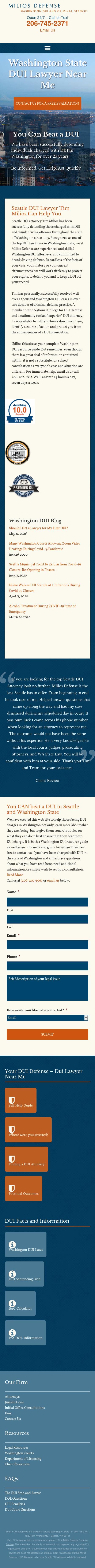 Milios Defense - Seattle WA Lawyers