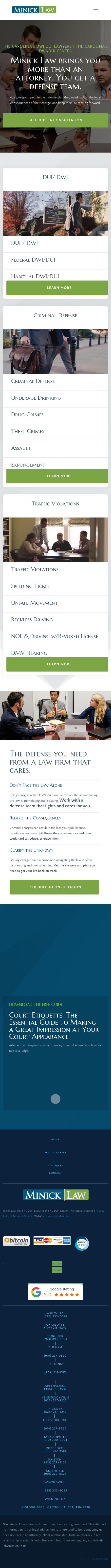Minick Law - Charlotte NC Lawyers