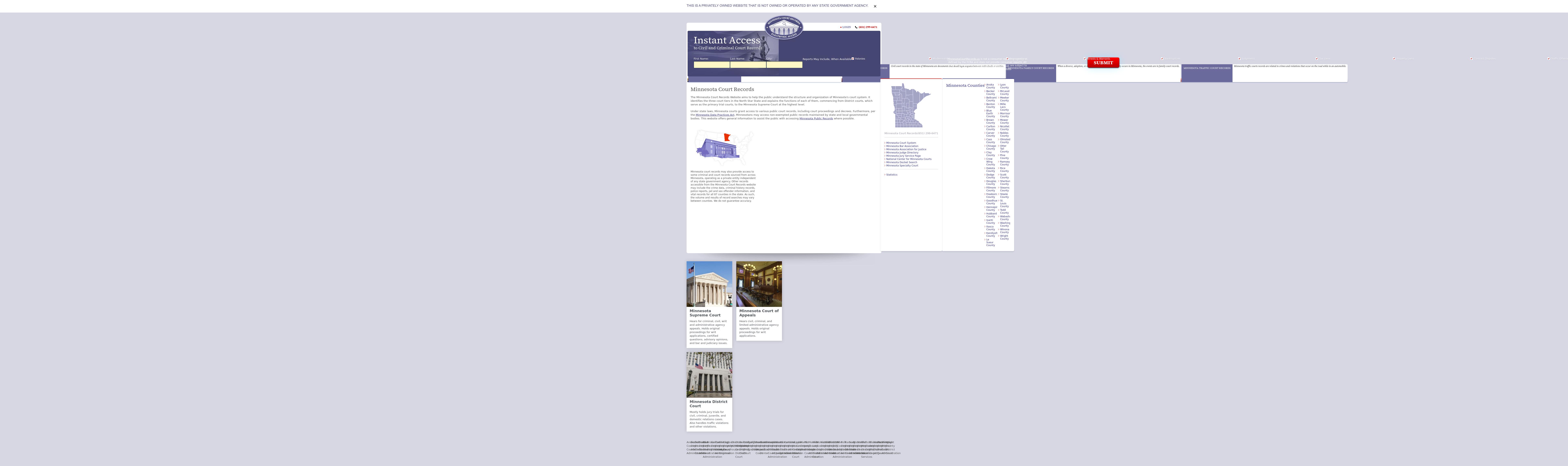 Minnesota Court Records - Saint Paul MN Lawyers