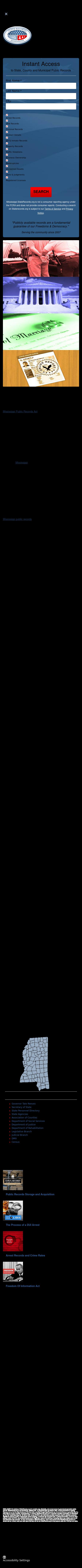 Mississippi State Records - Jackson MS Lawyers