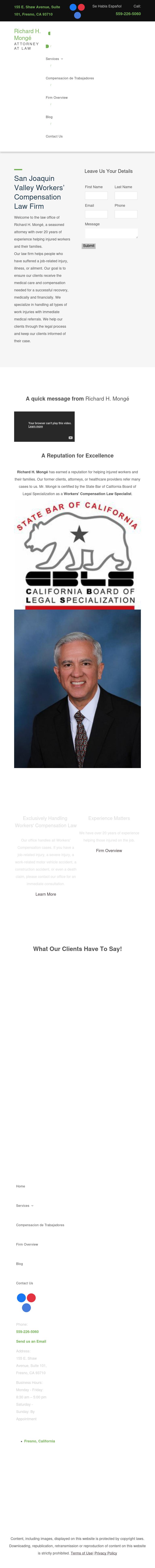 Monge Richard H Attorney At Law - Fresno CA Lawyers