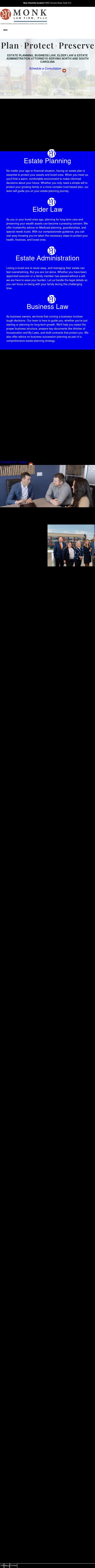 Monk Law Firm, PLLC - Charlotte NC Lawyers