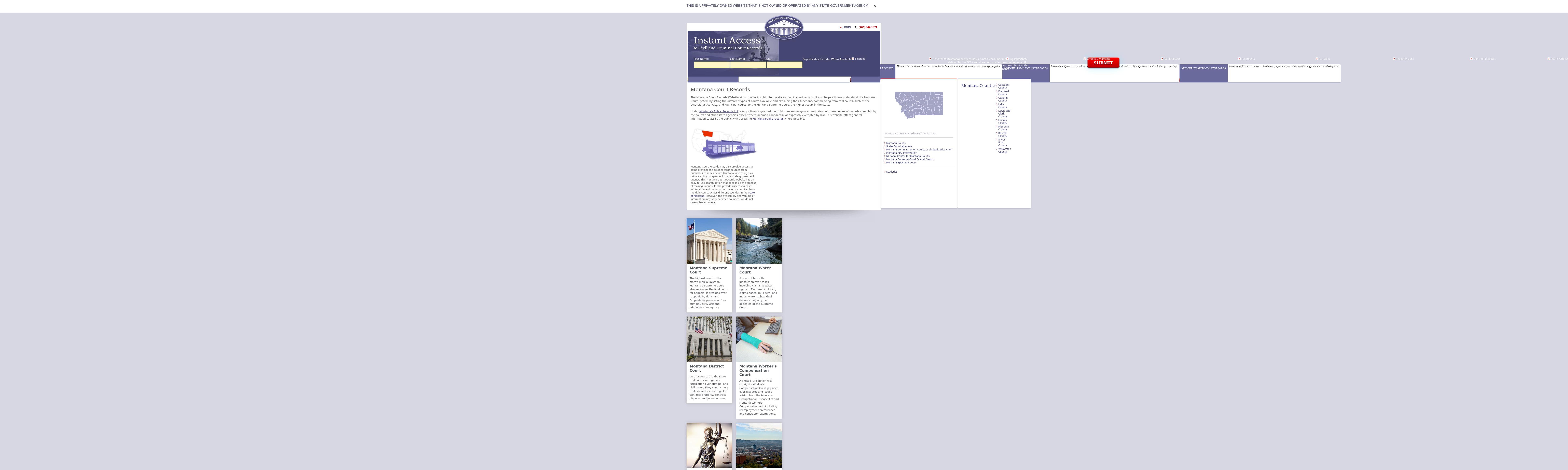 Montana Court Records - Helena MT Lawyers