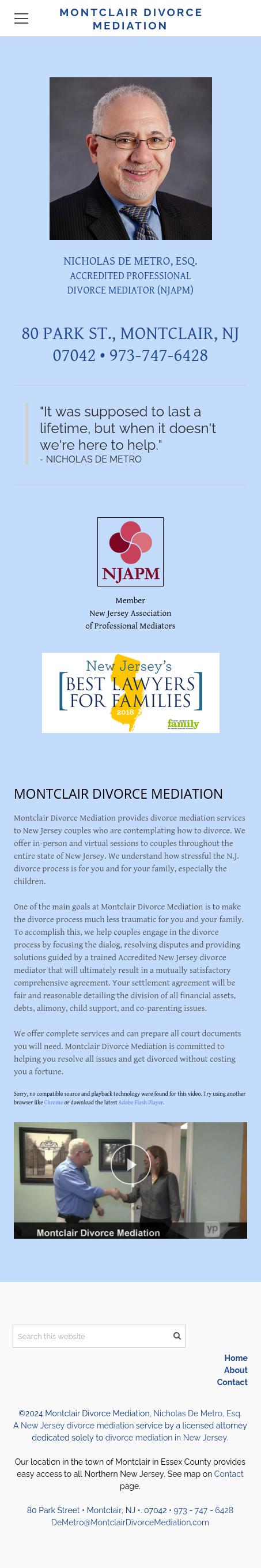 Montclair Divorce Mediation - Montclair NJ Lawyers