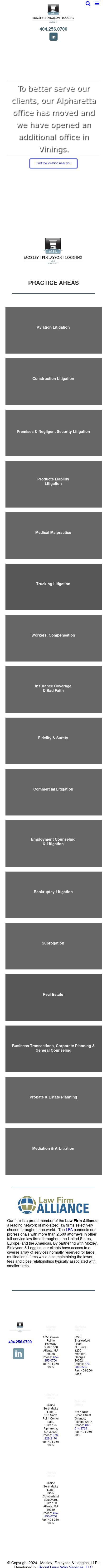 Mozley, Finlayson & Loggins LLP - Atlanta GA Lawyers