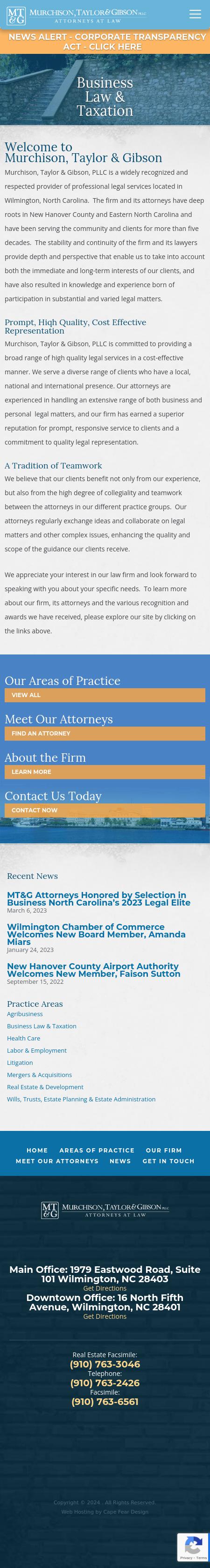 Murchison Taylor & Gibson PLLC - Wilmington NC Lawyers
