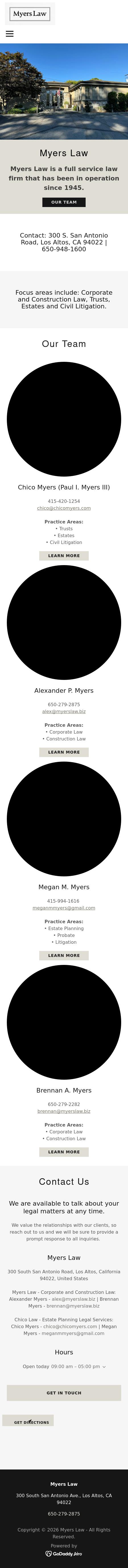 Myers & Myers - Los Altos CA Lawyers