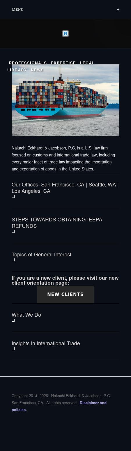 Nakachi, Eckhardt & Jacobson, P.C. - San Francisco CA Lawyers