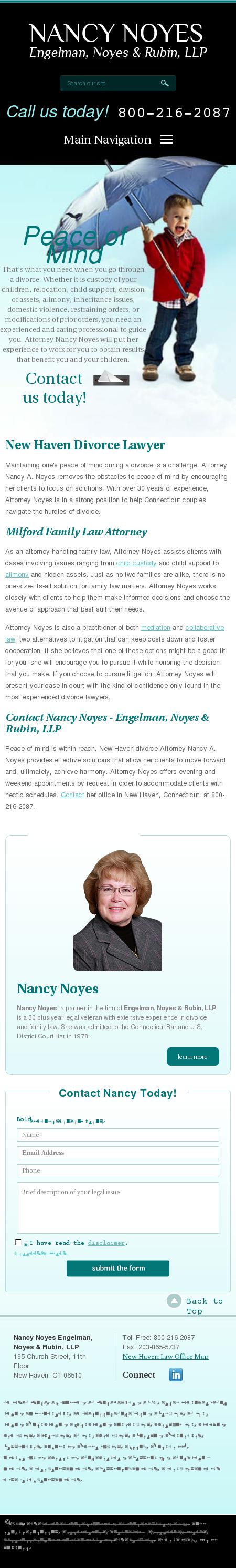 Nancy Noyes - New Haven CT Lawyers