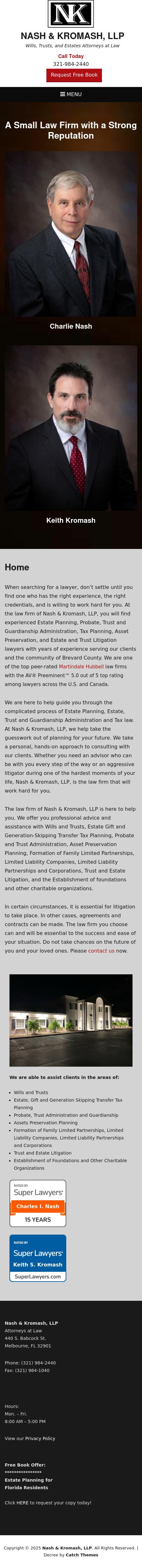 Nash & Kromash Llp - Melbourne FL Lawyers