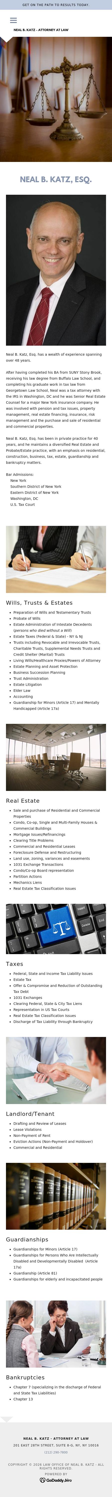 Neal B Katz Attorney At Law - New York NY Lawyers