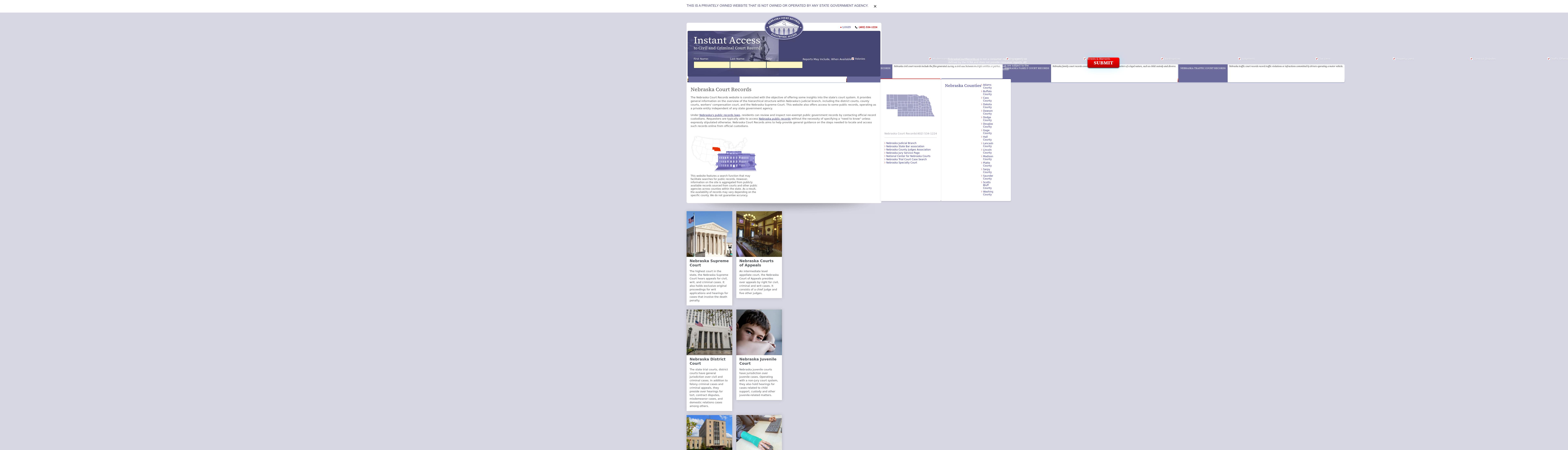 Nebraska Court Records - Lincoln NE Lawyers