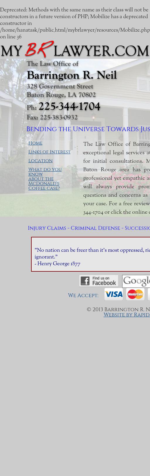 Neil, Barrington R - Baton Rouge LA Lawyers